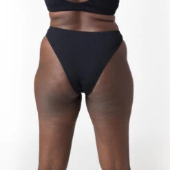 CULOTTE MAILLE GAUFREE NOIR -Rougegorge Boutique 77016300 D