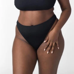 CULOTTE MAILLE GAUFREE NOIR -Rougegorge Boutique 77016300 Z