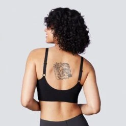 BRASSIERE SANS COUTURE NOIR -Rougegorge Boutique 77018100 Z