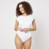 BODY MANCHES COURTES BLANC -Rougegorge Boutique 77023200 F